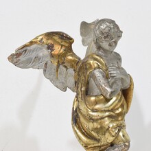 hand carved baroque winged angel, Italy circa 1750