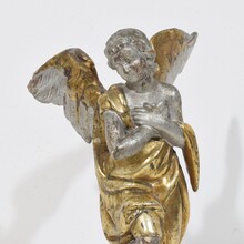 hand carved baroque winged angel, Italy circa 1750