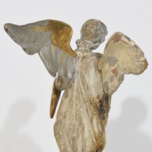 hand carved baroque winged angel, Italy circa 1750