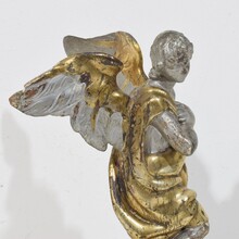 hand carved baroque winged angel, Italy circa 1750