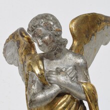 hand carved baroque winged angel, Italy circa 1750