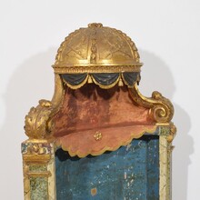 Neoclassical carved wooden altar shrine, Italy circa 1760-1800