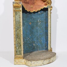 Neoclassical carved wooden altar shrine, Italy circa 1760-1800