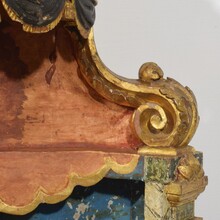 Neoclassical carved wooden altar shrine, Italy circa 1760-1800