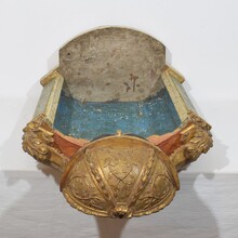 Neoclassical carved wooden altar shrine, Italy circa 1760-1800