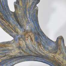 Hand carved wooden baroque style curl ornament, Italy circa 1850
