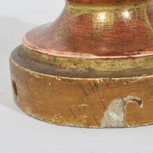 Pair neoclassical carved giltwood finial ornaments, Italy circa 1800-1850