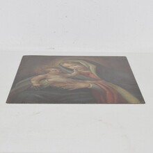 Painting of Maria with baby Jesus on copper, Italy circa 1800-1850