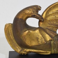 Neoclassical handcarved wooden mythical figure, Italy circa 1780-1820