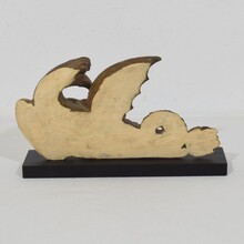 Neoclassical handcarved wooden mythical figure, Italy circa 1780-1820