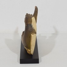 Neoclassical handcarved wooden mythical figure, Italy circa 1780-1820