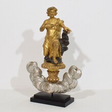 Giltwood neoclassical angel, Italy circa 1780-1820