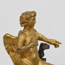 Giltwood neoclassical angel, Italy circa 1780-1820