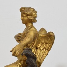 Giltwood neoclassical angel, Italy circa 1780-1820