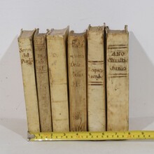 Nice collection of weathered vellum books, Spain 18th/19th century
