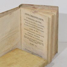 Nice collection of weathered vellum books, Spain 18th/19th century