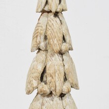 Pair neoclassical carved wooden ornaments, France circa 1780