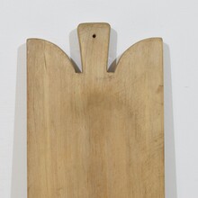 Pair of two rare wooden chopping or cutting boards, France circa 1850-1900