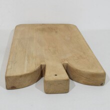 Pair of two rare wooden chopping or cutting boards, France circa 1850-1900
