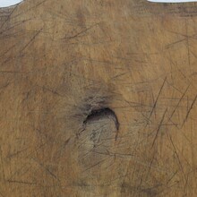 Pair of two rare wooden chopping or cutting boards, France circa 1850-1900