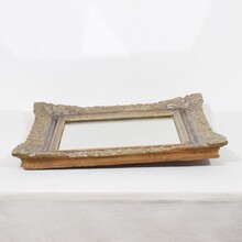 Small Louis XV silver -gilt carved wooden mirror, France circa 1750