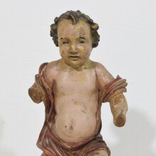 Hand carved wooden baroque angel, Spain circa 1750