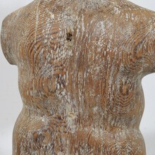 Hand carved wooden baroque angel, Spain circa 1750-1800