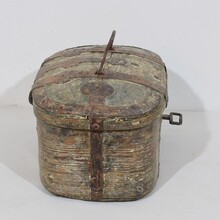 Bentwood travel box or chest, sweden circa 1750-1800