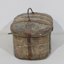 Bentwood travel box or chest, sweden circa 1750-1800