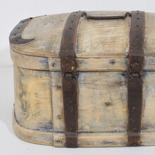 Bentwood travel box or chest, Sweden circa 1800-1850