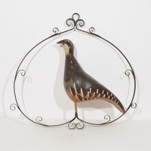 Unique shop sign with a grouse, France circa 1850-1900