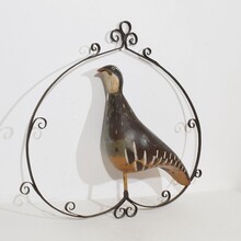 Unique shop sign with a grouse, France circa 1850-1900