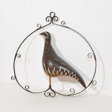 Unique shop sign with a grouse, France circa 1850-1900