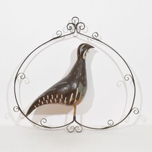 Unique shop sign with a grouse, France circa 1850-1900