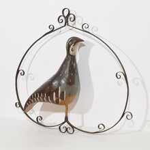 Unique shop sign with a grouse, France circa 1850-1900