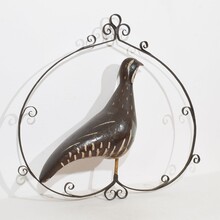 Unique shop sign with a grouse, France circa 1850-1900