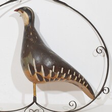 Unique shop sign with a grouse, France circa 1850-1900