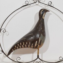 Unique shop sign with a grouse, France circa 1850-1900